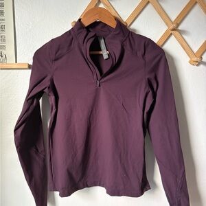 Mondetta Deep Purple Quarter-Zip Top